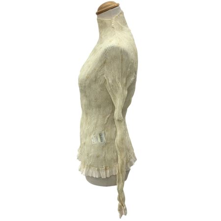 ISSEY MIYAKE FETE レディース 波プリーツ SIZE 2 IF44FJ734 イエロー