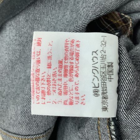 PINK HOUSE ピンクハウス レディース デニム ジャンパースカート テディベア ワッペン 