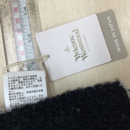 Vivienne Westwood ヴィヴィアン・ウエストウッド 未使用 タグ付き マフラー ブラック×グレー