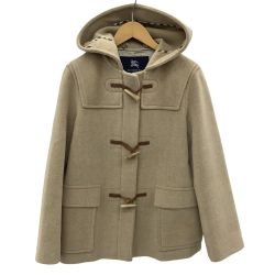 BURBERRY LONDON バーバリーロンドン レディース ショートダッフルコート SIZE 40 ベージュ Bランク
