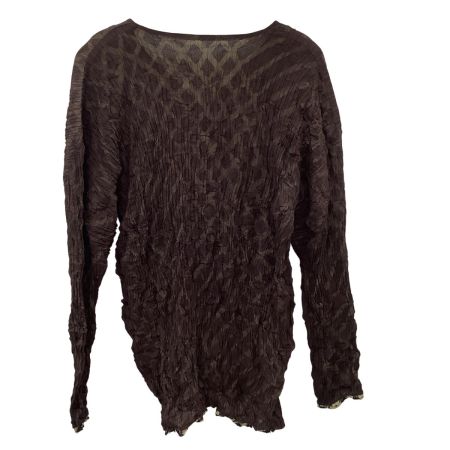 ISSEY MIYAKE イッセイミヤケ レディース プリーツ セットアップ リバーシブル SIZE M IM92-FF629 ブラウン