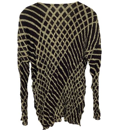 ISSEY MIYAKE イッセイミヤケ レディース プリーツ セットアップ リバーシブル SIZE M IM92-FF629 ブラウン