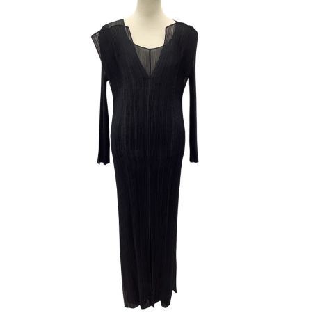 ISSEY MIYAKE イッセイミヤケ プリーツ 変形 ワンピース SIZE M IM92-FH922 ブラック