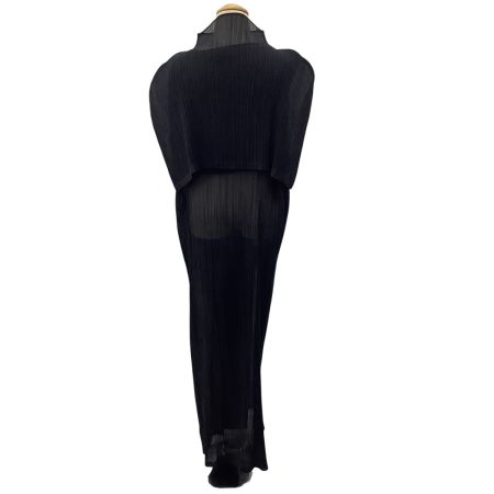 ISSEY MIYAKE イッセイミヤケ プリーツ 変形 ワンピース SIZE L IM61-FH925 ブラック