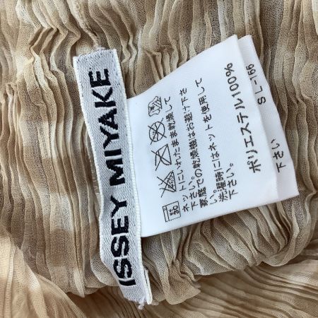ISSEY MIYAKE イッセイミヤケ 波プリーツ SIZE M チェック IM02FJ920 ベージュ