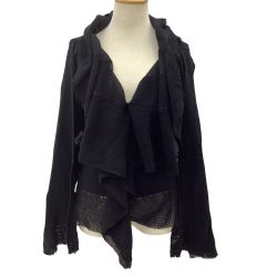 ISSEY MIYAKE イッセイミヤケ レディース 変形 カットソー SIZE 2 ブラック Bランク