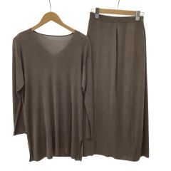 JURGEN LEHL ヨーガンレール レディース セットアップ SIZE M ブラウン Bランク