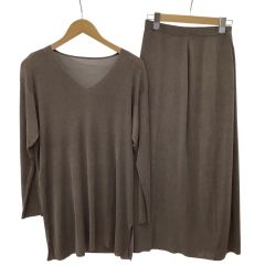 JURGEN LEHL ヨーガンレール レディース セットアップ SIZE M ブラウン Bランク