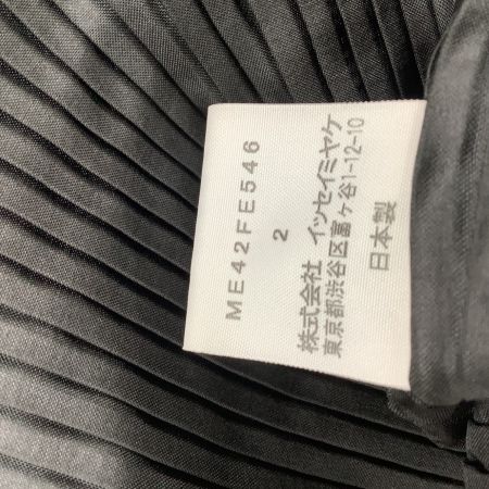 ISSEY MIYAKE イッセイミヤケ WHITE LABEL ホワイトレーベル メンズ ベスト ジレ SIZE 2 ME42FE546 ブラック