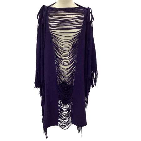 ISSEY MIYAKE イッセイミヤケ レディース ポンチョ SIZE 2 IM93KO553 パープル