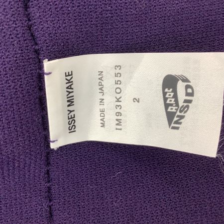 ISSEY MIYAKE イッセイミヤケ レディース ポンチョ SIZE 2 IM93KO553 パープル