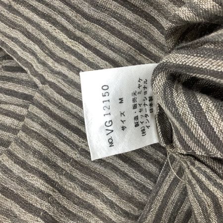 ISSEY MIYAKE イッセイミヤケ 変形 カットソー SIZE M VG12150 ブラック×グレー