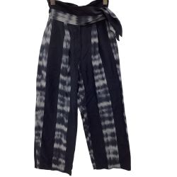 ISSEY MIYAKE イッセイミヤケ パンツ SIZE M VG41340 ブラック×グレー Bランク