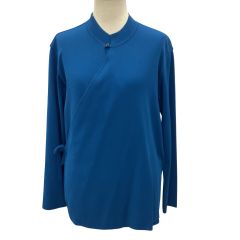 ISSEY MIYAKE イッセイミヤケ 変形 カーディガン SIZE M HA13KD262 ブルー Bランク