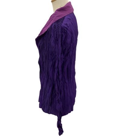 ISSEY MIYAKE イッセイミヤケ プリーツ ジャケット SIZE 3 IM33FD100 パープル