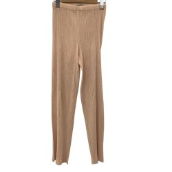 ISSEY MIYAKE イッセイミヤケ プリーツ パンツ SIZE M IM82-FF905 ベージュ Bランク