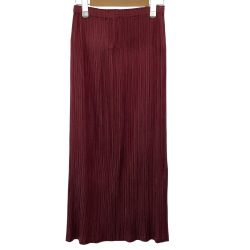ISSEY MIYAKE イッセイミヤケ プリーツ スカート SIZE 2 マジョーラカラー IF64FG726 ワインレッド Bランク