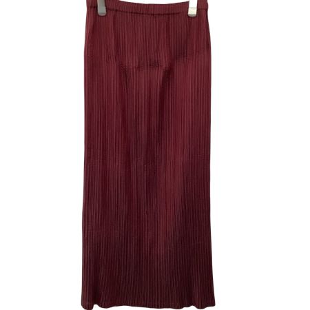 ISSEY MIYAKE イッセイミヤケ プリーツ スカート SIZE 2 マジョーラカラー IF64FG726 ワインレッド