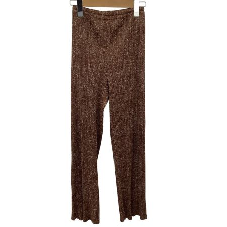 ISSEY MIYAKE イッセイミヤケ PLEATS PLEASE パンツ SIZE 2 PP84-JF443 ブラウン