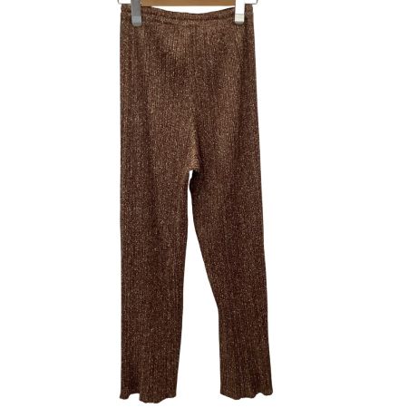 ISSEY MIYAKE イッセイミヤケ PLEATS PLEASE パンツ SIZE 2 PP84-JF443 ブラウン