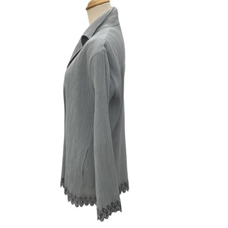 ISSEY MIYAKE イッセイミヤケ プリーツ ジャケット SIZE 2 IM12-FD928 グレー