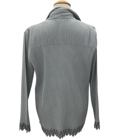 ISSEY MIYAKE イッセイミヤケ プリーツ ジャケット SIZE 2 IM12-FD928 グレー