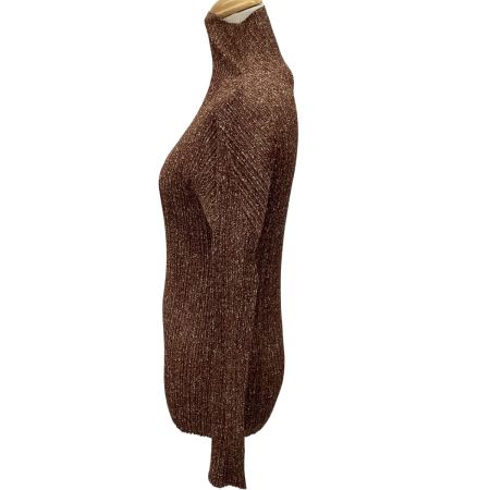 ISSEY MIYAKE イッセイミヤケ PLEATS PLEASE カットソー SIZE 3 転写 総柄 PP84-JK404 ブラウン