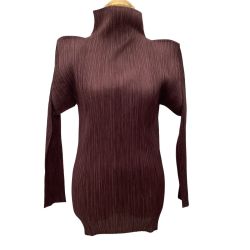 ISSEY MIYAKE イッセイミヤケ PLEATS PLEASE カットソー SIZE 3 PP73JK204 ワインレッド Bランク