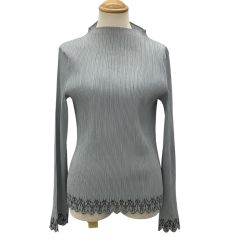 ISSEY MIYAKE イッセイミヤケ プリーツ カットソー SIZE 3 IM12-FJ902 グレー Bランク