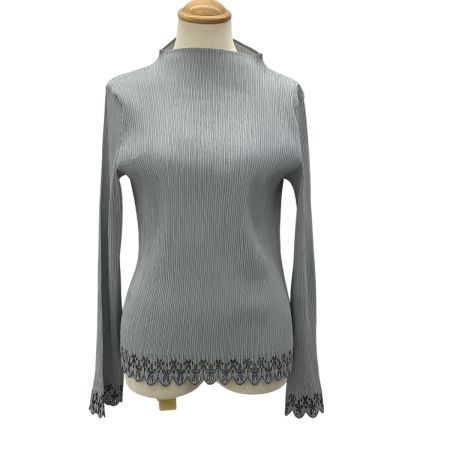 ISSEY MIYAKE イッセイミヤケ プリーツ カットソー SIZE 3 IM12-FJ902 グレー