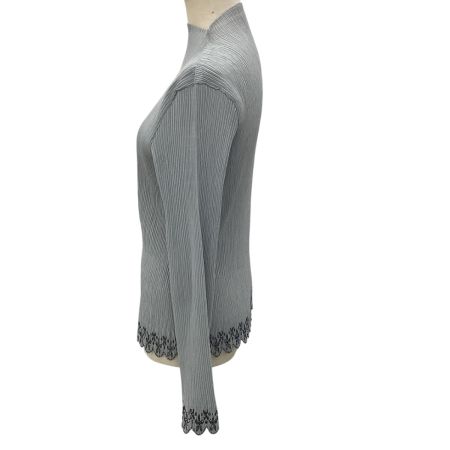 ISSEY MIYAKE イッセイミヤケ プリーツ カットソー SIZE 3 IM12-FJ902 グレー