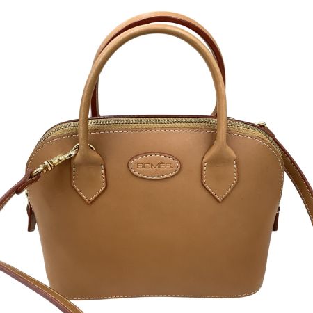 Somes Saddle ソメスサドル レディース ミニ ２WAYバッグ ショルダーバッグ ハンドバッグ レザー キャメル