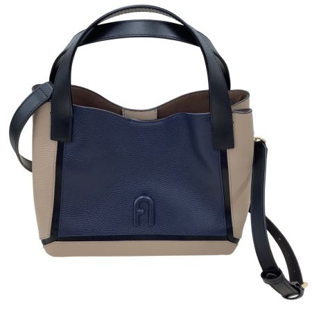 FURLA フルラ 2WAYバッグ ショルダーバッグ ハンドバッグ ネイビー