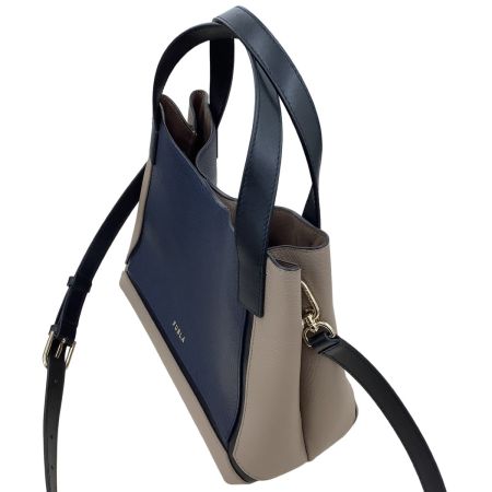 FURLA フルラ 2WAYバッグ ショルダーバッグ ハンドバッグ ネイビー