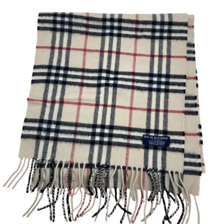 BURBERRY LONDON バーバリーロンドン マフラー カシミヤ100%  ベージュ