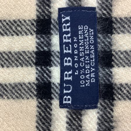 BURBERRY LONDON バーバリーロンドン マフラー カシミヤ100%  ベージュ