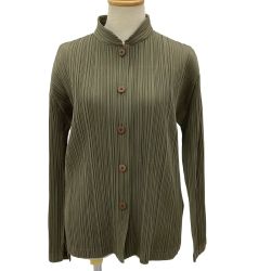 ISSEY MIYAKE イッセイミヤケ PLEATS PLEASE ジャケット SIZE 3 PP51-JD472 ブラウン Bランク