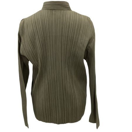 ISSEY MIYAKE イッセイミヤケ PLEATS PLEASE ジャケット SIZE 3 PP51-JD472 ブラウン