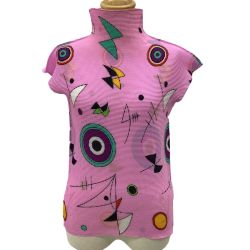 ISSEY MIYAKE イッセイミヤケ Me ミー ワッフルプリーツ カットソー  MI01FK353 ピンク Bランク