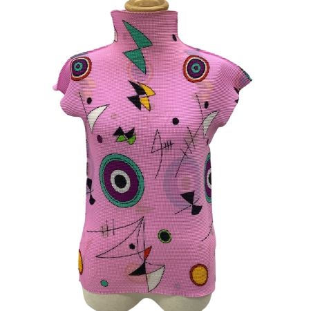 ISSEY MIYAKE イッセイミヤケ Me ミー ワッフルプリーツ カットソー  MI01FK353 ピンク