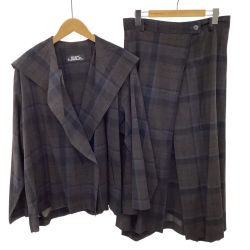 ISSEY MIYAKE イッセイミヤケ セットアップ カットソー パンツ SIZE M PE21-FG129 Bランク