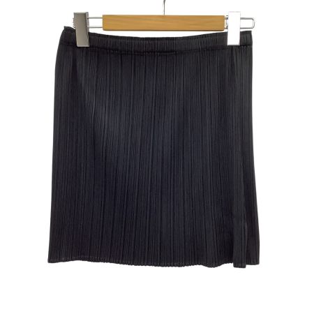 ISSEY MIYAKE イッセイミヤケ PLEATS PLEASE ミニスカート SIZE Free PP55-JG105 ブラック