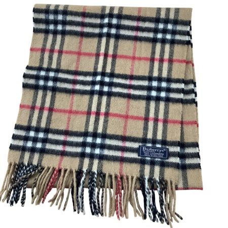 Burberrys バーバリーズ マフラー カシミヤ100% チェック ベージュ