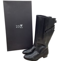 23ku 23区 レディース ブーツ SIZE 44 ブラック Aランク