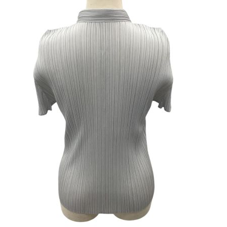 ISSEY MIYAKE イッセイミヤケ PLEATS PLEASE カットソー SIZE 4 PP55-JK105 グレー
