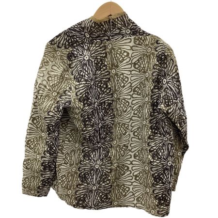 JURGEN LEHL ヨーガンレール レディース カーディガン SIZE M 花柄 ブラウン