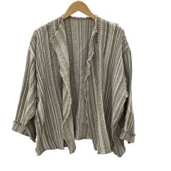 JURGEN LEHL ヨーガンレール レディース カーディガン SIZE M ベージュ Bランク