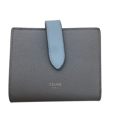 CELINE セリーヌ レディース ２つ折り財布 グレー