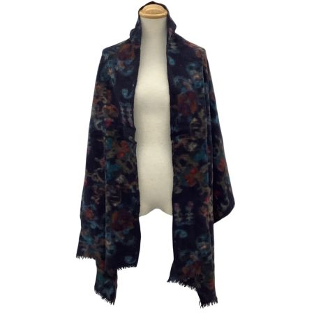 45rpm 45アールピーエム ストール  マフラー ネイビー