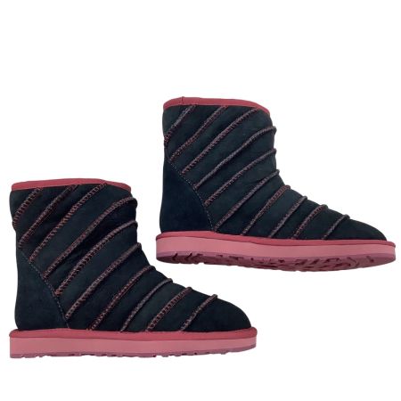 estacion エスタシオン レディース ムートンブーツ SIZE L ブラック